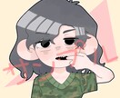 格好いいイラストも可愛いイラストも描けます お耳やお手々が大きい素敵なデフォルメキャラクターが描けます！ イメージ2