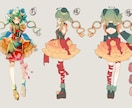 商用◎キャラデザ込み、かわいい立ち絵を制作します VTuberやTRPG向けのキャラクターをお探しのあなたへ！ イメージ9