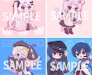かわいいSDイラスト制作します 3等身のデフォルメキャラクター イメージ2