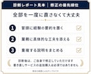40代50代の職務経歴書を診断します 良い点・改善点・直す順番を診断レポートでお届け イメージ9