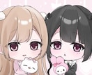かわい子ちゃんたち描きます なんの用途にも使っていただけますჱ̒ᴗ ̫ ᴗ ̳ イメージ5