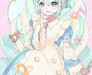 ヒロインのような可愛い女の子描きます 惹きつける表情の女の子描きます イメージ3