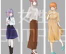 TRPG立ち絵お描きします 特徴的な絵柄+まばたきGIFで、一味違う立ち絵を！ イメージ3