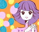 似顔絵・アイコン描きます めっちゃ可愛いレトロポップイラストです(^^) イメージ1