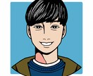 アイコン用似顔絵イラスト描きます スッキリした線とリアルな色塗りが特徴的な似顔絵 イメージ4