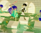 ストーリーのある一枚絵・MVイラストを描きます 綺麗な光と色を用いて、空気感のあるイラストを描きます！ イメージ9