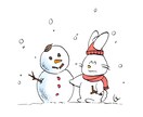 ほんわか手描きのアイコンや挿絵を描きます SNSや挿絵などに！優しい雰囲気のイラストを制作します イメージ6