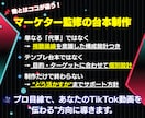 TikTok売れる台本最短即日プロが作ります マーケターが”バズる構成”を完全サポート！修正５回無料！ イメージ2