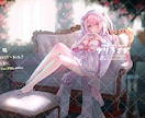 綺麗で可愛い女の子イラスト、描きます SNSや配信、動画向けイラストなど イメージ1