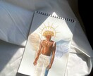 アクリル絵の具かアナログで人物など描きます 記念日、SNSのアイコン、お部屋に飾用など！ イメージ1