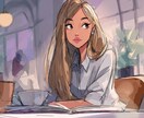 イラスト販売しています あなただけの漫画風・水彩画風・写真風などのイラスト作ります イメージ1