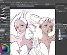 SNSアイコン等のイラストを制作します リアルタッチからデフォルメまでok！ イメージ5