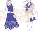 魅力的な女性を描きます カラフルでポップなイラストです！ イメージ2