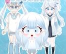 可愛いVTuber一式制作します キャラデザ、パーツ分け、モデリング、アイコン、ロゴ、作成！ イメージ2