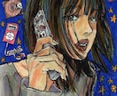 カラフルで個性的な手描きイラストを描きます ポップも、ロックも、レトロも、どんなテイストもお任せください イメージ6