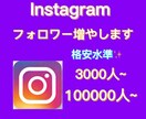 インスタフォロワーを格安水準で増やします [格安水準✨]インスタのフォロワー3000人～増やします イメージ1
