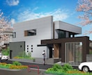 打合せに適した住宅の外観パースを作成します 建築士による実際の品番でのパターン出しに対応します！ イメージ7