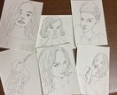 シンプルでオシャレなタッチで似顔絵描きます アイコンや名刺に乗せる似顔絵をお探しの方♬ イメージ4