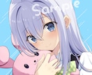 SNSや配信に▶美少女アイコン・イラスト作成します アイコン・サムネ・配信画面・創作紹介・ゲームイラストなどに！ イメージ9
