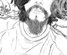 似顔絵。アイコンに使えると思います 主に模写です。キメキメの自撮りを少し味のある感じで描きます。 イメージ7