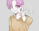 美麗・きれい系のSNSアイコン作成します 目を引くイラストでアクセス数を伸ばしましょう イメージ6