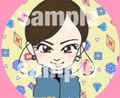 かわいいマンガタッチの似顔絵アイコンかきます 似顔絵作家が描く！目を引くアイコン イメージ1