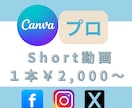 Canva proでショート動画作成します 1本2000円×2本セット！伝わりやすく編集します イメージ1