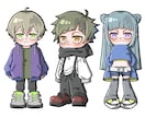 アイコン、サムネ、立ち絵等、様々なイラスト描きます SNS、Vtuberさん、ヘッダー、動画・配信、各種活動用◎ イメージ6