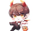 デフォルメイラスト描きます 2~2.5等身のイラスト制作します イメージ4
