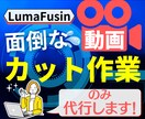 動画カット作業代行します 面倒なカット作業部分をお手伝いいたします！ イメージ1