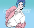 ポップ、レトロ、スポーティなイラストをお描きします 80〜90年代風ポップイラスト! イメージ10