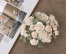 造花で結婚式のテーブルアレンジ作ります 生花禁止の会場にも最適です。カラー、花材等ご相談ください イメージ1