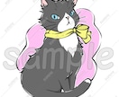 商用利用OK！猫の手書きイラスト販売しています SNS、パンフレットやチラシ、POP、名刺、印刷の素材に★B イメージ4