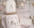 結婚式テーブルナンバー作成〜印刷まで承りますます 印刷までお任せください!カラー変更可能です! イメージ4
