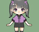 地雷系アイコンイラスト描きます 地雷系ピアスのミニキャラ描きます イメージ3