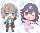 ミニキャライラスト制作します SNSアイコン対応・手描き・修正OK・商用利用OK イメージ3