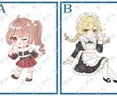 アニメ風な等身イラストやミニキャラ描きます 可愛いイラストのアイコンや立ち絵などが欲しい方へ イメージ3