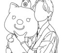 線画描きます 結婚式のウェルカムボードにおすすめ イメージ4