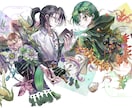 MVやキャラデザなど2Dイラストをお描きします 世界観、精密さを大切にしたキャラデザやイラスト等が得意です！ イメージ1