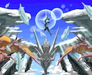 かっこいいドラゴンの一枚絵を作成します 他にないイラストを比較的安価で イメージ4