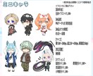 2Dキャラクターや関連のイラストを描きます 商用利用料込み！修正回数無制限！必要な分だけご購入頂けます イメージ6