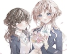 一枚絵、アイコン、サムネイルや夢絵まで全部描きます ご相談だけでも◎ゆるふわでキラキラしたイラストをお届けします イメージ5