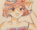 少女のイラストを描きます 透明水彩を使った作品を作ります イメージ2