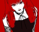 ポップでアンニュイな雰囲気の人物イラスト制作します あなただけの世界観を形にします。 イメージ3