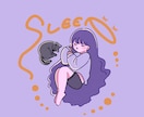 ポップでかわいい！手描き文字×イラスト制作します ポップでカラフルなイラストをお届けします！ イメージ4