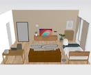 インテリアのプロが理想の部屋をコーディネートします 3Dパース付き！イケアやニトリなど身近なブランドで素敵に イメージ4