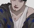 貴方だけのお洒落なSNSアイコン描きます かっこいい、清楚･セクシー系から韓国系まで色々お任せ下さい！ イメージ2