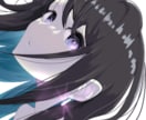 かっこいい女性キャラクターアイコン描いてます 可愛い系、クール系が得意。線と光を意識したイラストが得意。 イメージ1