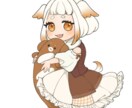 ふわっと可愛いミニキャラを描きます Vライバーさんから依頼殺到の「だっこ」SD！ イメージ1