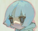 SNS など　アイコン描きます 癖のある厚塗りタッチ、デフォルメ系 イメージ1